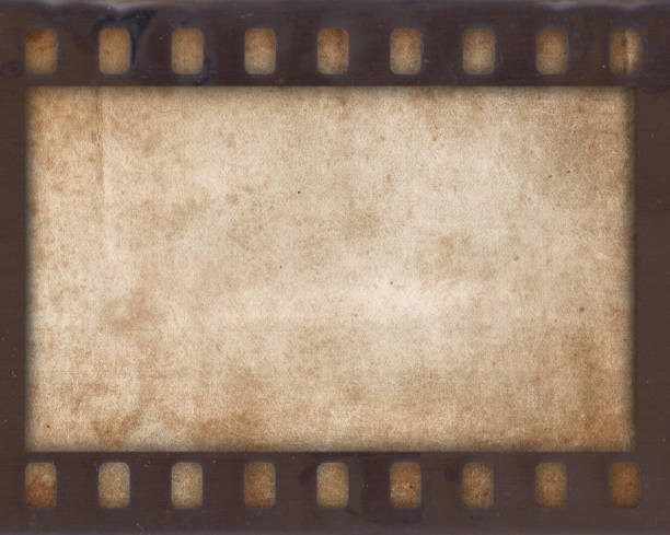 istock Vintage texture retro paper background with old film 1254371880