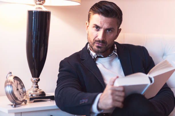 istock Home Portrait of a Caucasian Man 1254372746