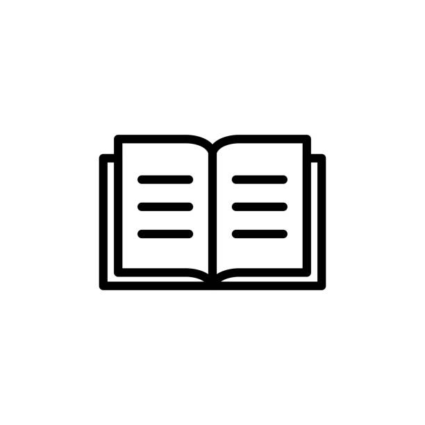 значок книги - словарь stock illustrations