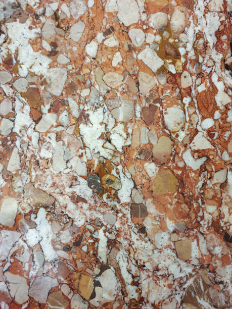 istock Background texture of old colored marble and granite 1254374208