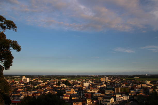 istock View from the park of Tenjinyama (Japan, Chiba prefecture, Sousa city, Youkaichiba area) 1254383898