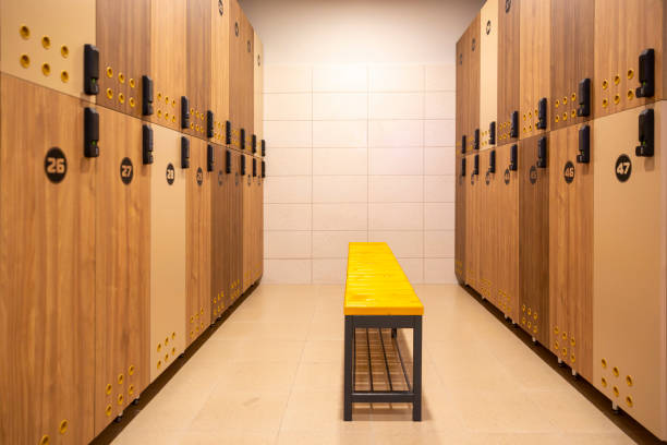 istock Changing room, locker room, dressing room 1254393728