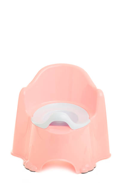 istock A pink children's potty isolated on white background 1254394344