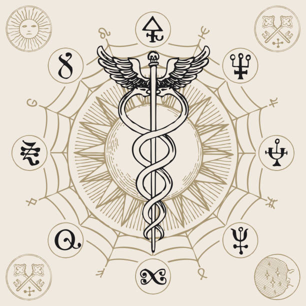 Caduceus Tattoo Illustrations, Royalty-Free Vector Graphics & Clip Art - iStock Caduceus Tattoo Illustrations, Royalty-Free Vector Graphics & Clip Art - iStock