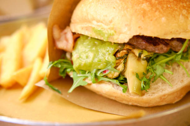 istock Hamburgher in a Bun 1254402428