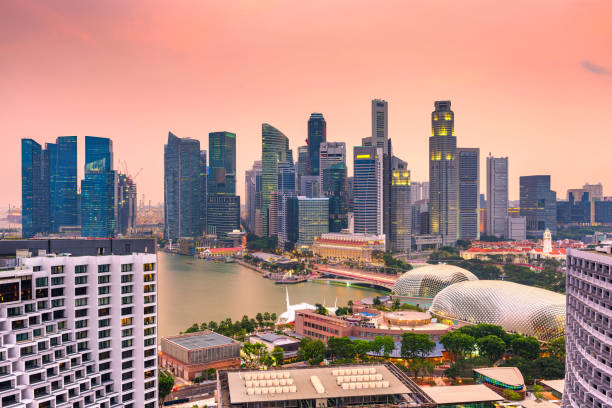 istock Singapore City Skyline 1254407777
