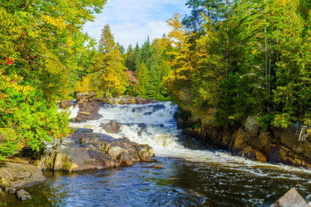 istock Croches waterfall, in Mont Tremblant National Park 1254407933