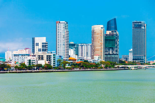 istock Danang city skyline aerial view 1254409438