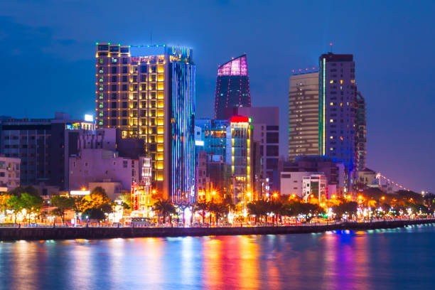 istock Danang city skyline aerial view 1254409442