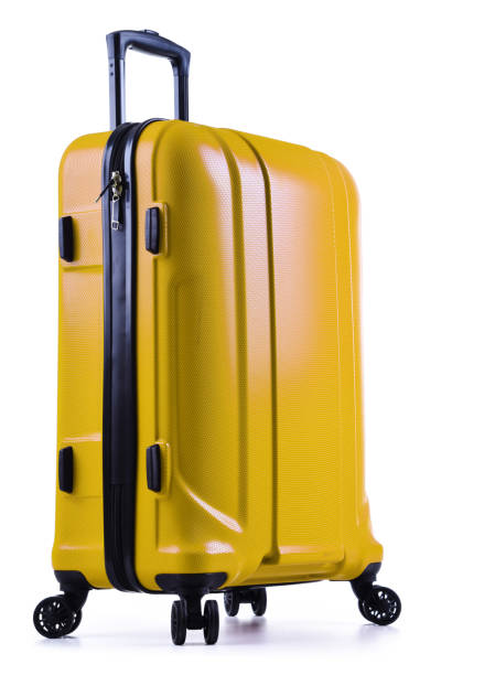 istock Travel suitcase isolated on white background 1254416314