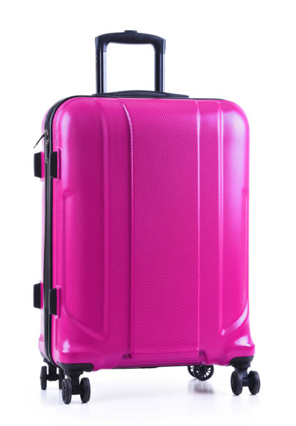 istock Travel suitcase isolated on white background 1254416418