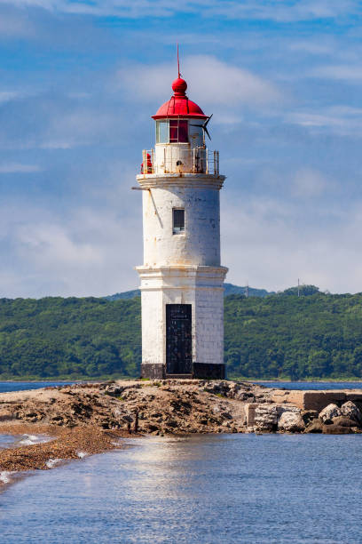 istock Lighthouse Tokarevskiy Egersheld, Vladivostok 1254417798