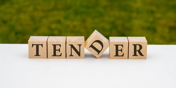 istock TENDER word made with building blocks isolated on white 1254417939