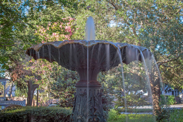 istock Garden Fountain 1254419349
