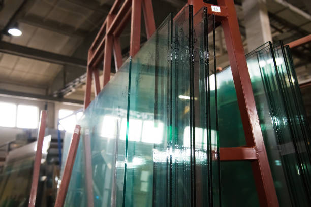 Glass factory. Glass Panels for PVC Windows and Doors Manufacturing, tempered float glass panels