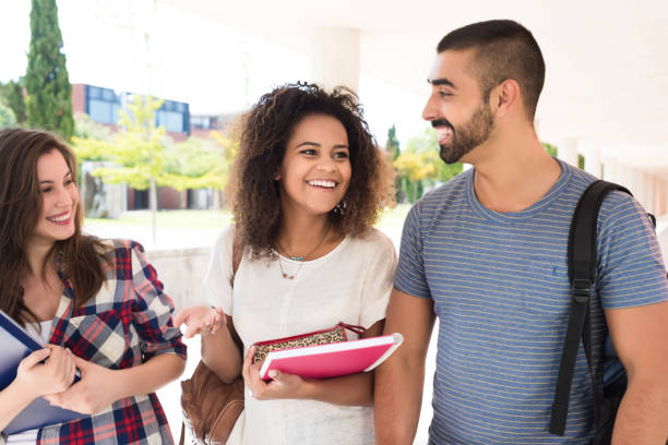 istock Group of students in Campus 1254419646