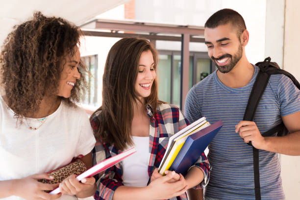 istock Group of students in Campus 1254419650