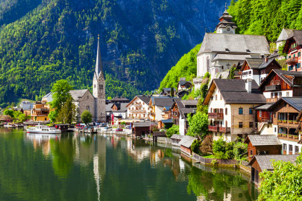 istock Hallstatt old town, Austria 1254420588
