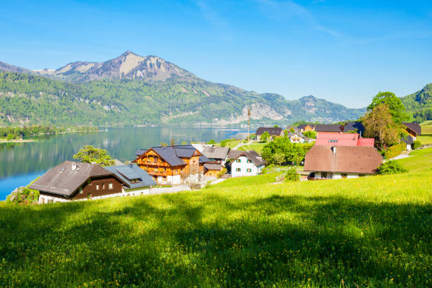 istock Wolfgangsee lake in Austria 1254420606