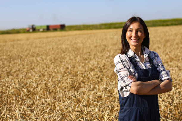 istock Female agricultural worker 1254421185