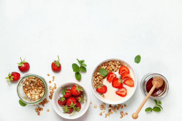 istock concept of a healthy breakfast. 1254421820