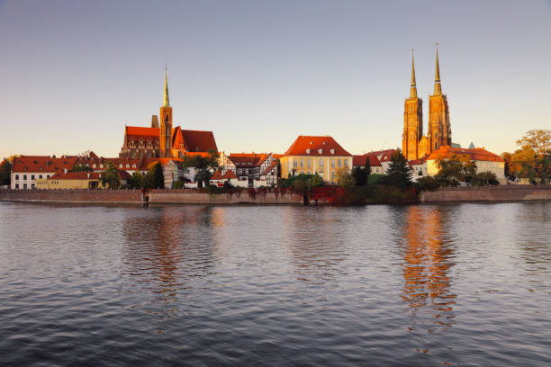 istock Wroclaw city skyline cityscape architecture Poland 1254423206