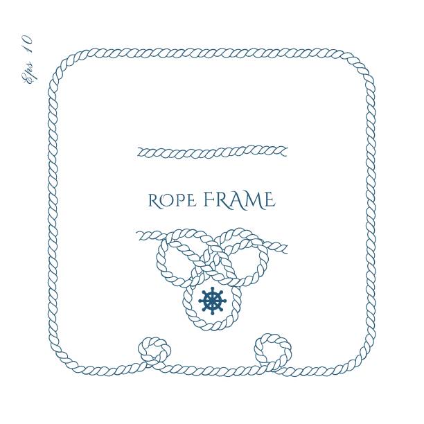 illustrations, cliparts, dessins animés et icônes de cadre vectoriel nautique. conception de bordure de noeud de corde - rope frame ellipse lasso