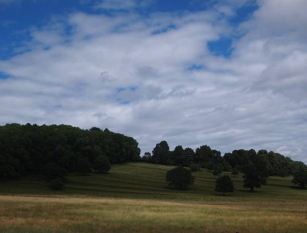 istock View of meadow in England 1254427406