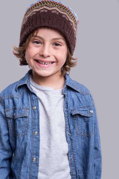 istock Fashion boy posing 1254427425