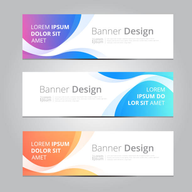ベクター抽象デザイン背景テクスチャバナーテンプレート - banner ribbon frame label点のイラスト素材／クリップアート素材／マンガ素材／アイコン素材