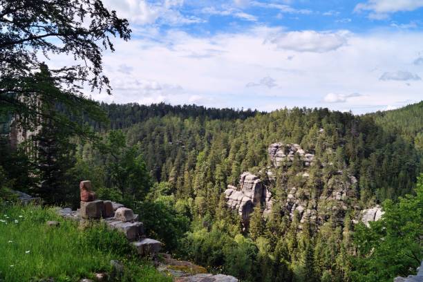 istock Panorama view in the Zittau mountains 1254428504
