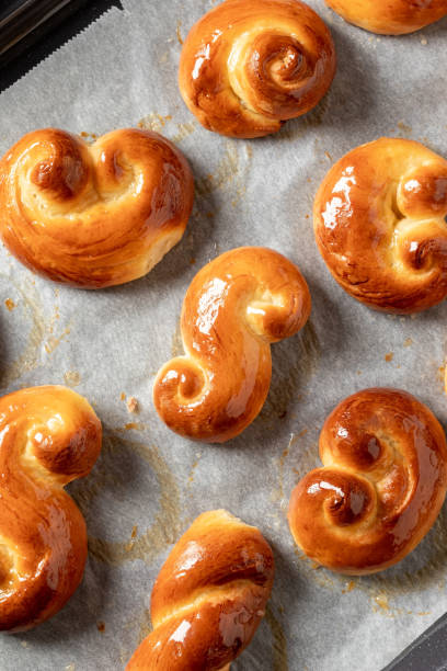 istock Jidasky - Czech sweet Easter pastry 1254428775