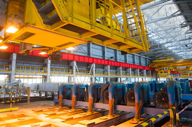 istock Contemporary large aluminum foundry 1254431750