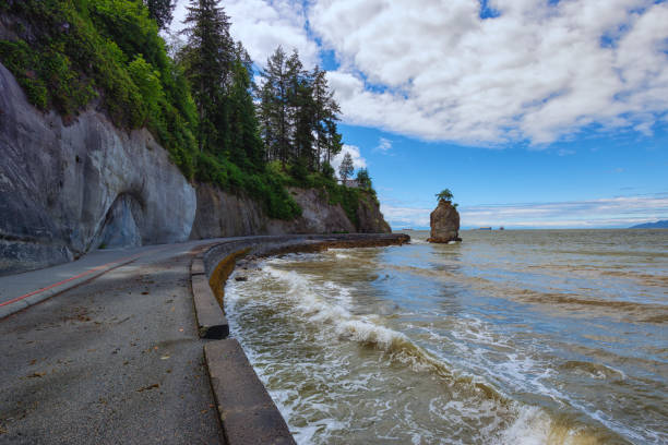 Stanley Park Siwash Rock, Vancouver, Canada