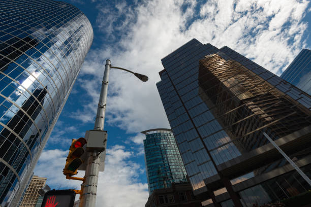 istock Downtown Vancouver Financial District Stock Photo 1254433400