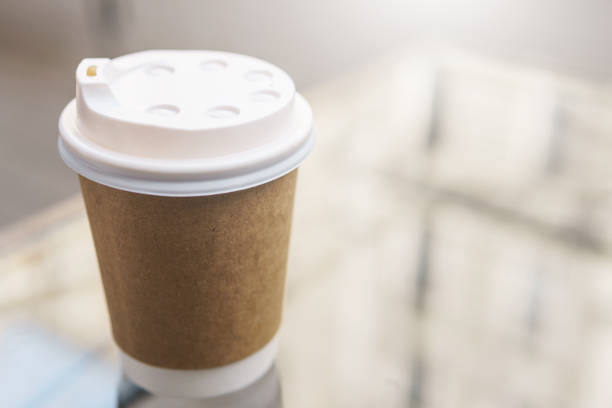 istock Cardboard cup of coffee or tea 1254443145