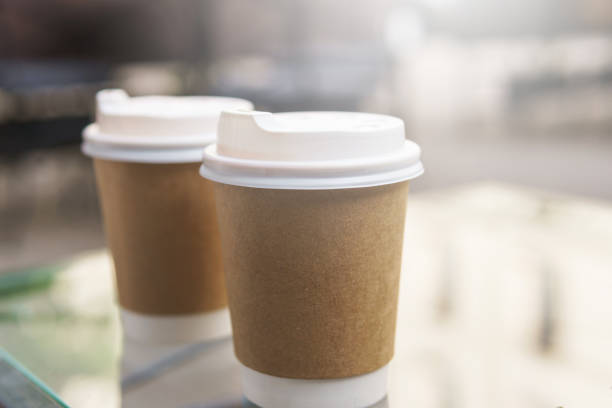 istock Cardboard cup of coffee or tea 1254443161