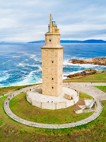 Tower of Hercules or Torre de Hercules is an ancient Roman lighthouse in A Coruna in Galicia, Spain