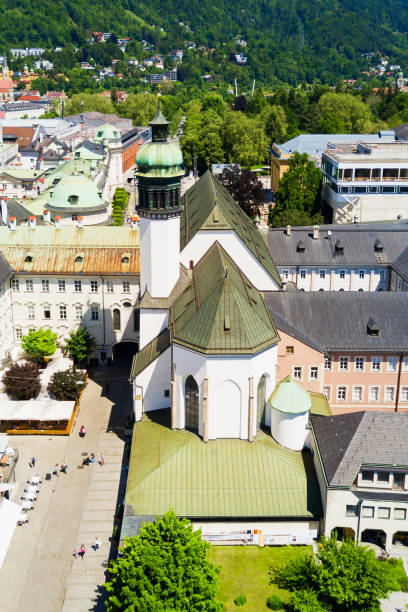 istock Innsbruck aerial view, Austria 1254444337