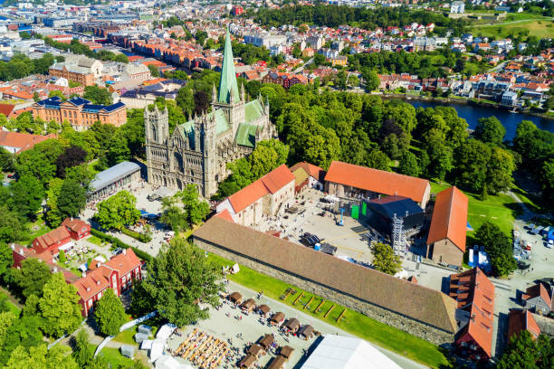 istock Nidaros Cathedral in Trondheim 1254444410