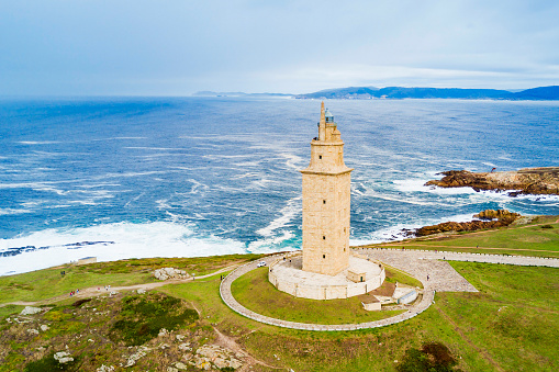 Tower of Hercules or Torre de Hercules is an ancient Roman lighthouse in A Coruna in Galicia, Spain