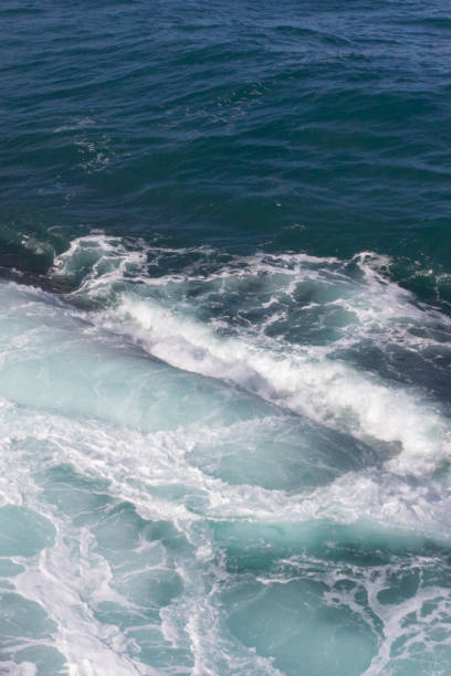 istock Foamy waves on the turquoise sea 1254446016