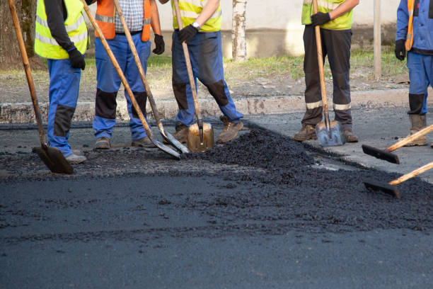 istock Asphalting and road repairs. 1254450712