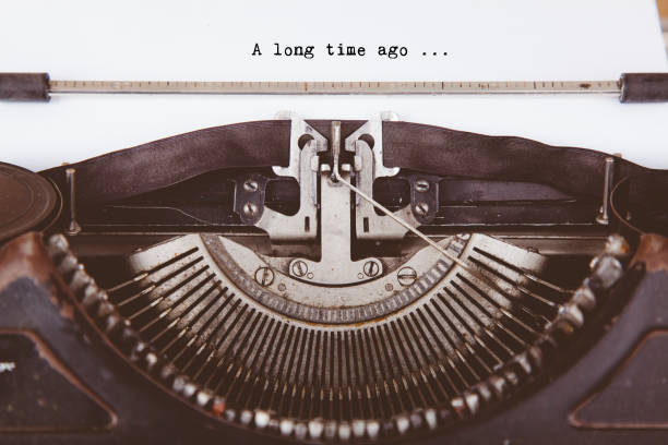 istock A long time ago - typed on retro typewriter 1254455485