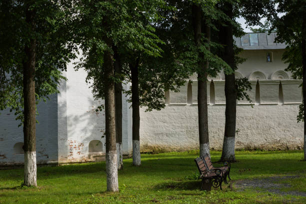 istock Fragments of architecture the Russian Orthodox monastery 1254456751