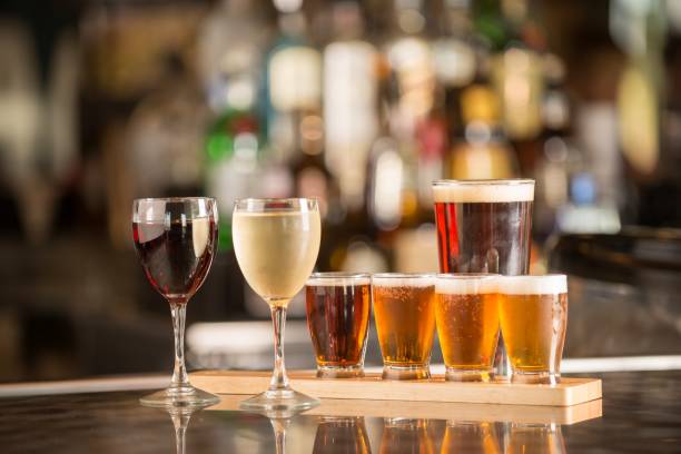 istock Beer and Wine assortment 1254475860