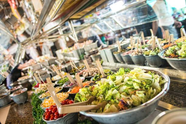 istock Salad Bar at a restaurant 1254475926