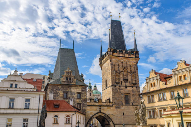 istock Charles Bridge tower in Prague, Czech Republic 1254484548