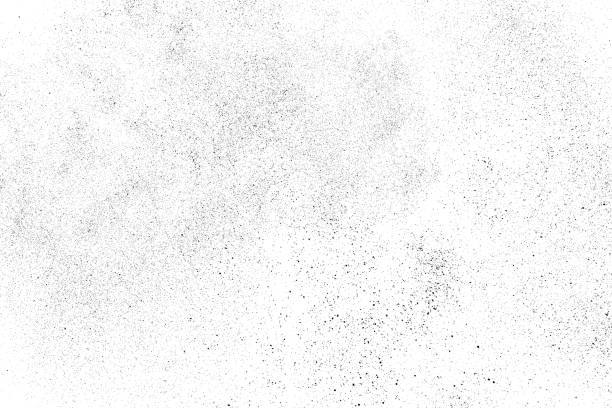 Distressed black texture. Distressed black texture. Dark grainy texture on white background. Dust overlay textured. Grain noise particles. Rusted white effect. Grunge design elements. Vector illustration, EPS 10. spotted stock illustrations