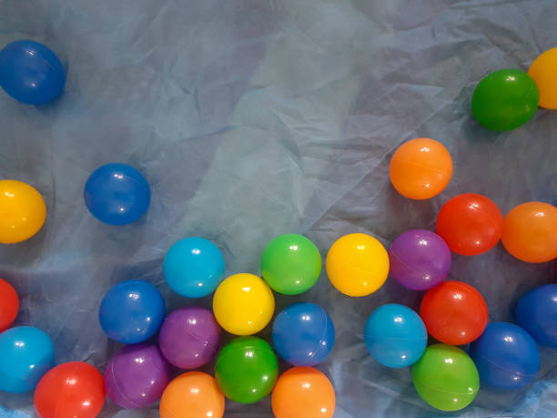 istock ball plastic in playground for babies and children space for your text message 1254493280